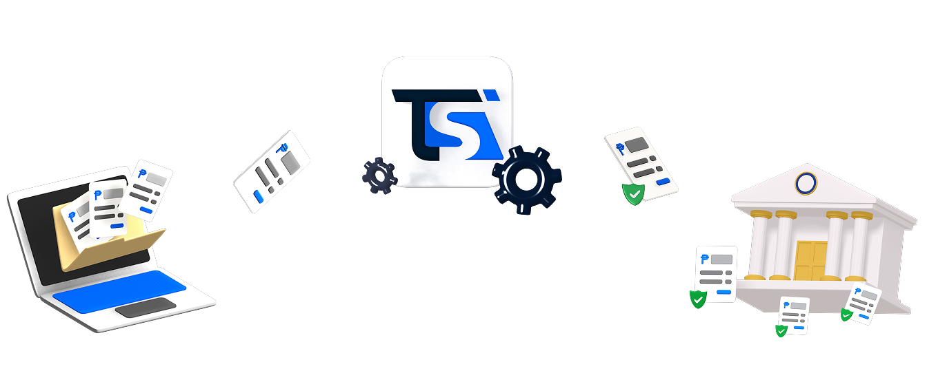 TaxSync Hero Illustration